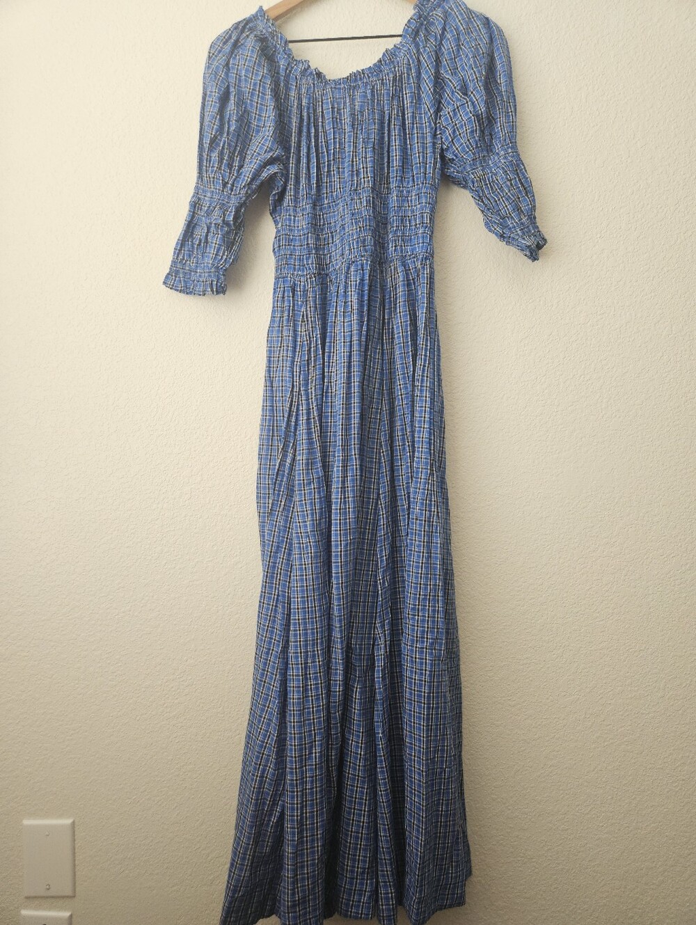 NWOT Doen Ischia in cassis check, large - Picture 13 of 16